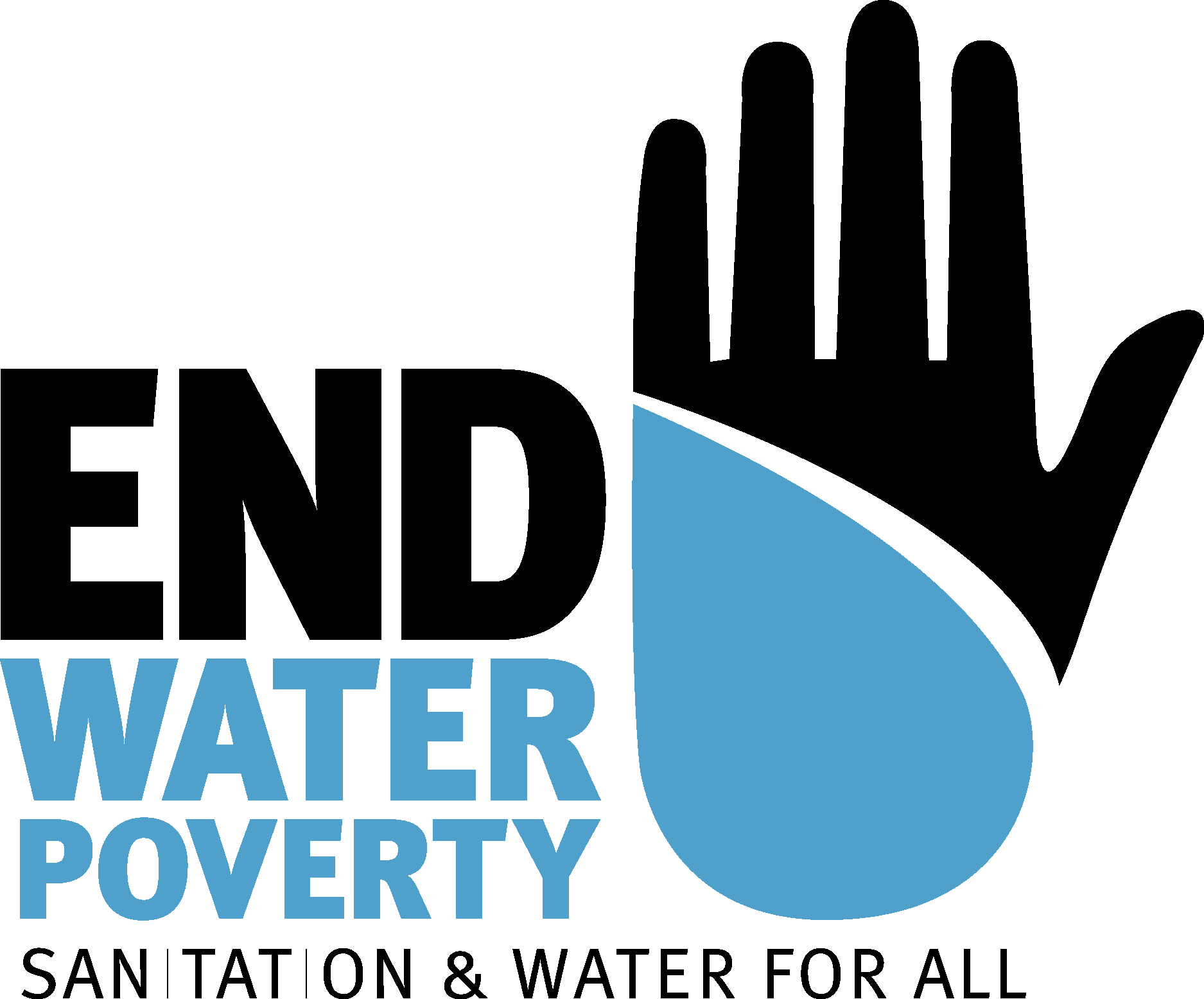 End Water Poverty Logo Vector Logo